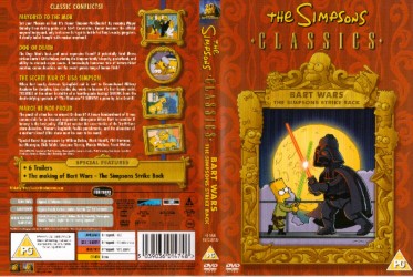 cover BART WARS  the simpsons strike back